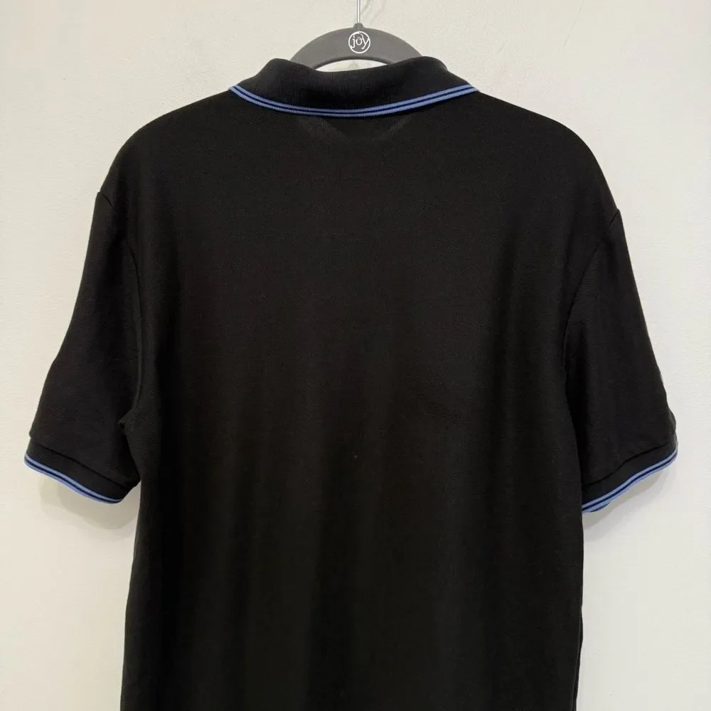 Polo Ralph Lauren Pro Fit Black Polo Golf Shirt Large Pony Titleist AJGA Size M